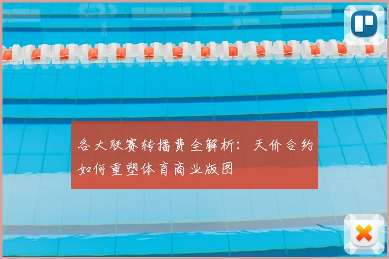 各大联赛转播费全解析：天价合约如何重塑体育商业版图